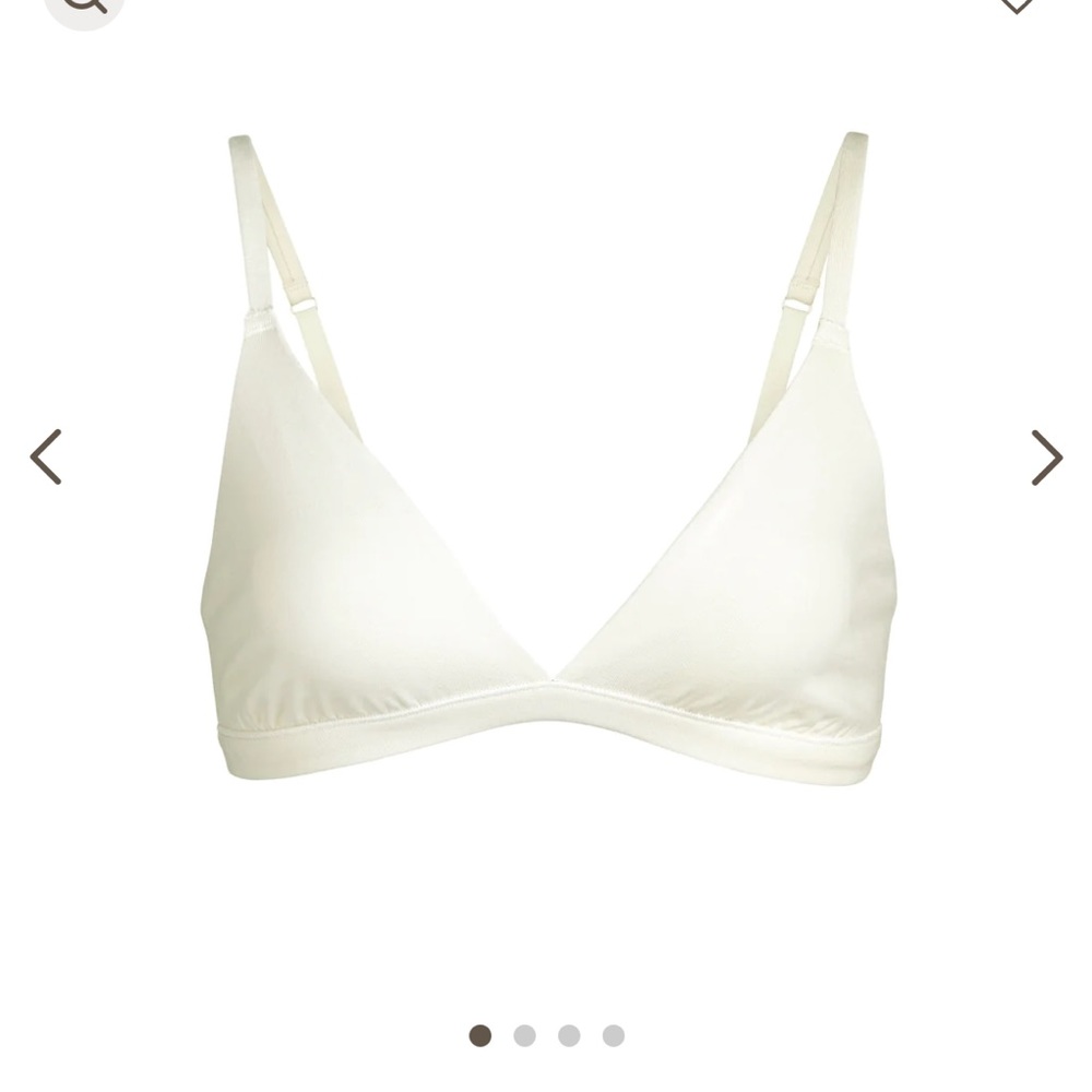 SKIMS Cotton Triangle Bra and Boxer SET